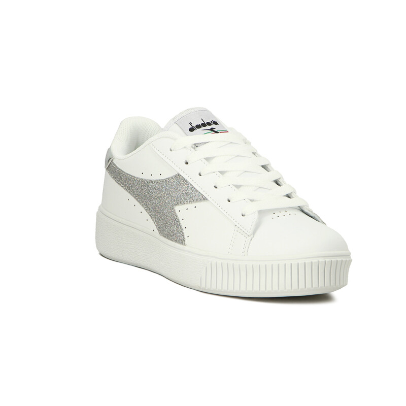 Championes Casuales Mujer Diadora SET Blanco-Plata