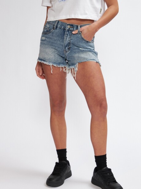 SHORT SAMANTA AZUL CLARO