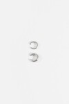 Set de 2 earcuff plateado