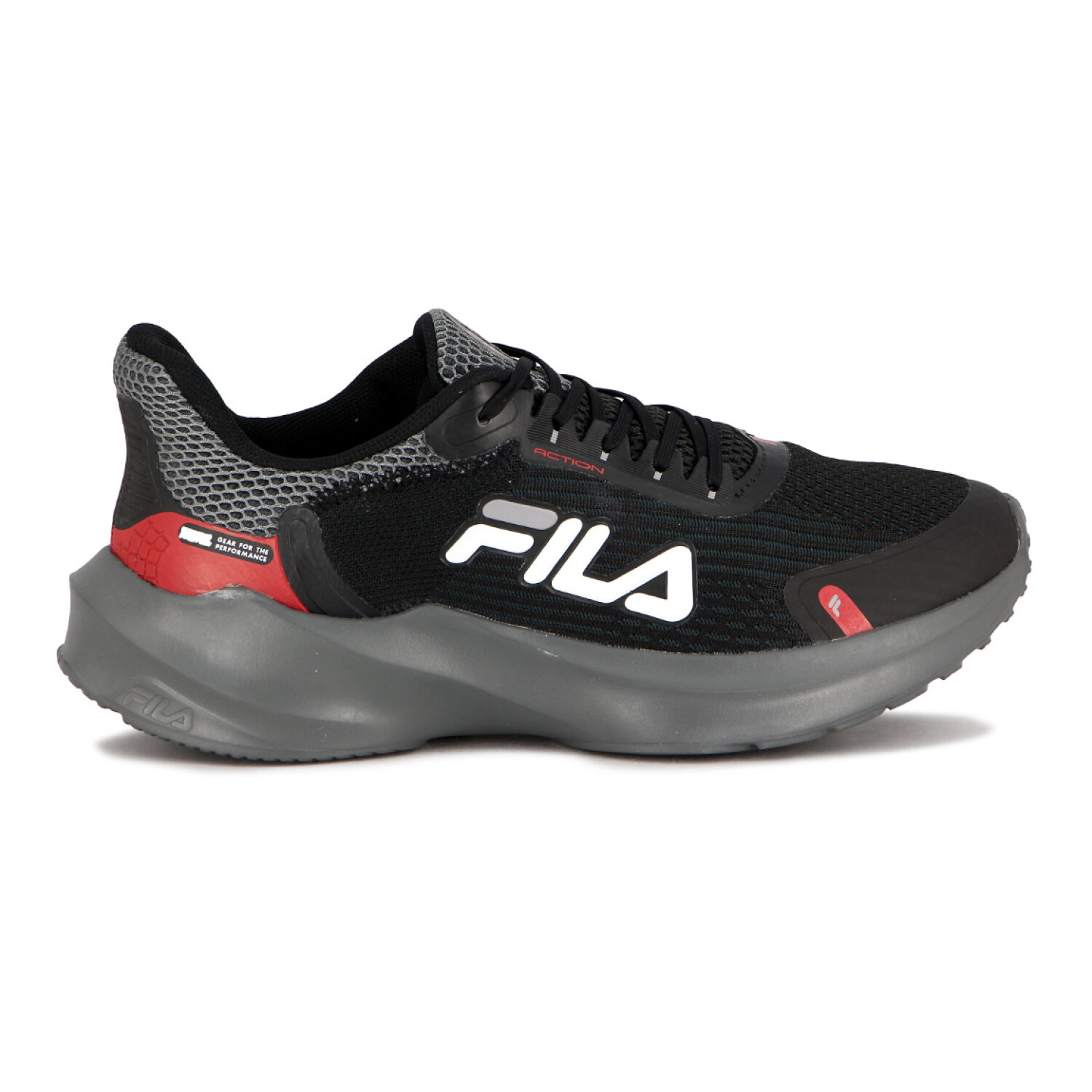 Fila rojos best sale con negro