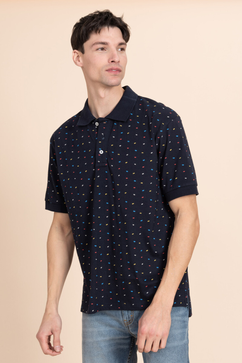 Camiseta polo Azul