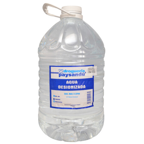 Agua Desionizada 5 L