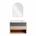CONJUNTO DE BAÑO HABITARE MODELO SY2019-60 / MUEBLE + BACHA + ESPEJO C/ LUZ LED- 60 cm Conjunto De Baño Habitare Modelo Sy2019-60 / Mueble + Bacha + Espejo C/ Luz Led- 60 Cm