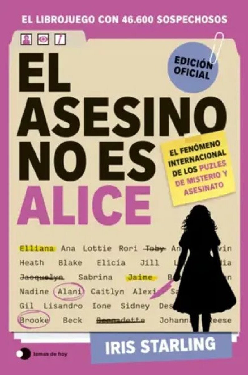 EL ASESINO NO ES ALICE 
