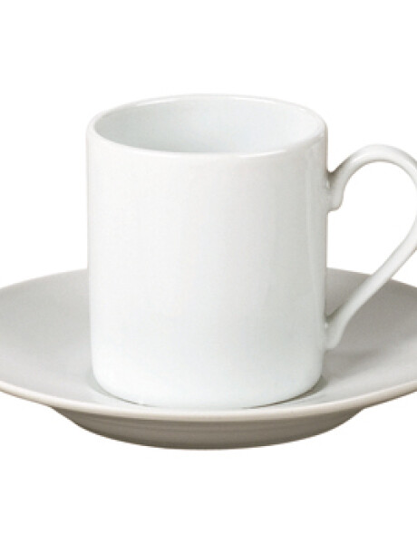 TAZA DE CAFE CON PLATO 90ML BLANCO PORCELANA SELECTA TAZA DE CAFE CON PLATO 90ML BLANCO PORCELANA SELECTA