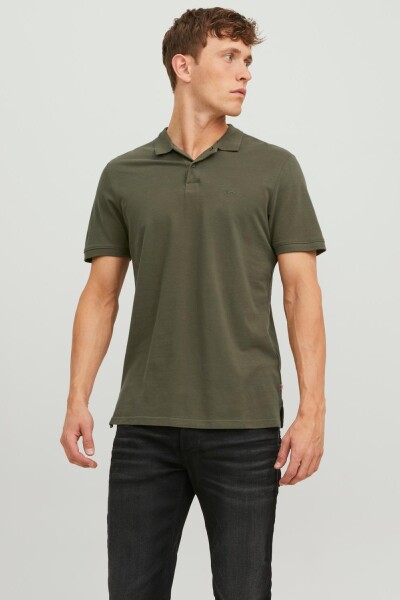 Polera Polo Basic Olive Night