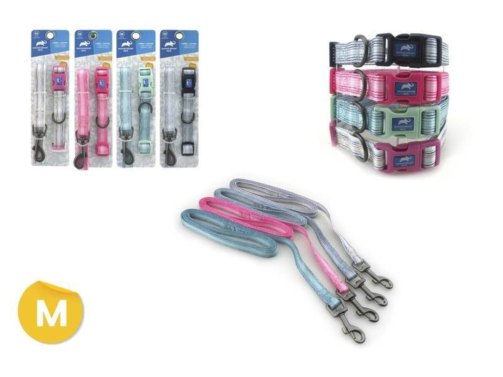 AP-D715-462 - COLLAR + CORREA PARA MASCOTAS M, DISEÑO 1 