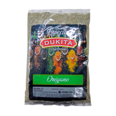 CONDIMENTO OREGANO DUKITA 1KG CONDIMENTO OREGANO DUKITA 1KG