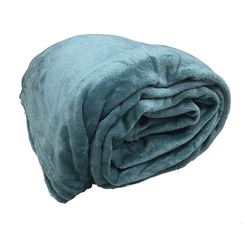 Frazada Flannel King Size Home Class 240 x 260 cm PETROLEO