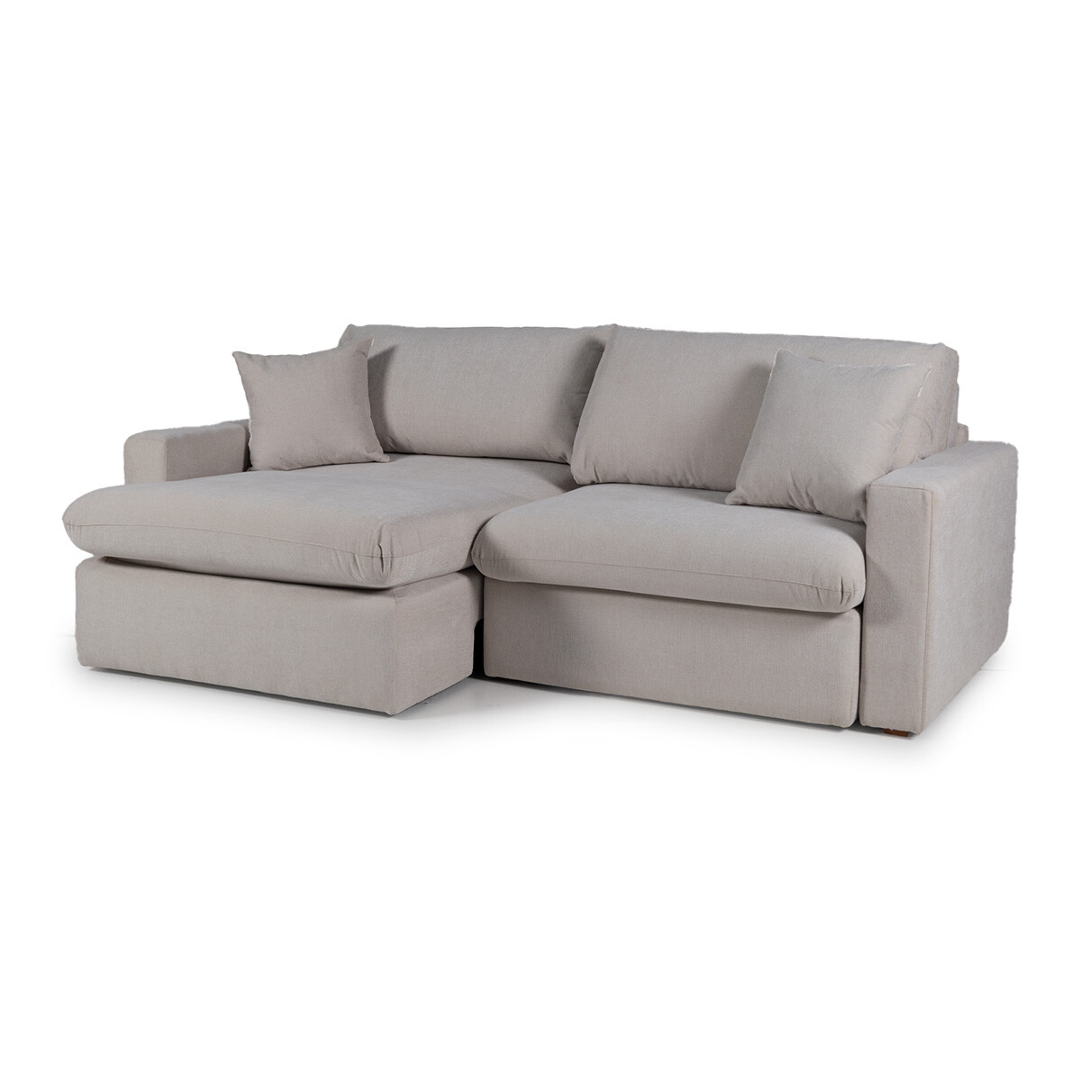 Sofá Cama Slow (Retráctil) - Tela Microfibra - FX4-10 (Beige) 