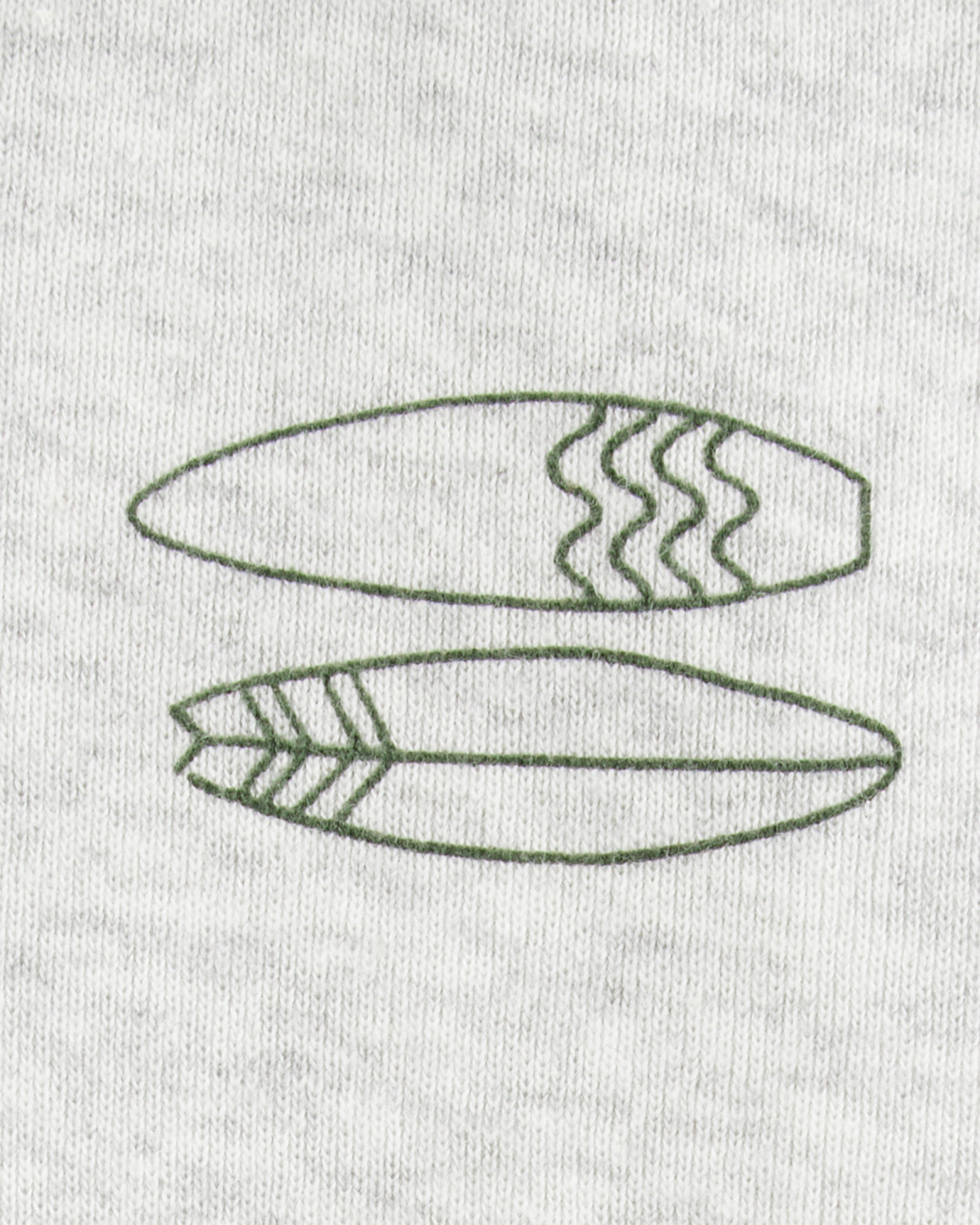 Set tres piezas de algodón, short y musculosa térmicos más body diseño surf Set tres piezas de algodón, short y musculosa térmicos más body diseño surf