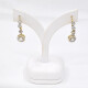 Caravana En Oro 18K Platino Y Brillantes Caravana En Oro 18K Platino Y Brillantes