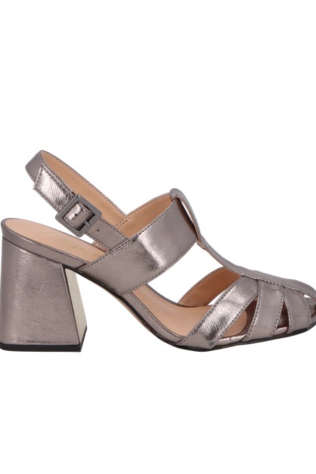 Sandalia Metalcor Plateado