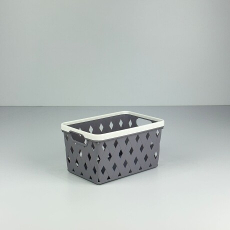 Canasto Organizador Multiuso Rectangular P – Gris Canasto Organizador Multiuso Rectangular P – Gris