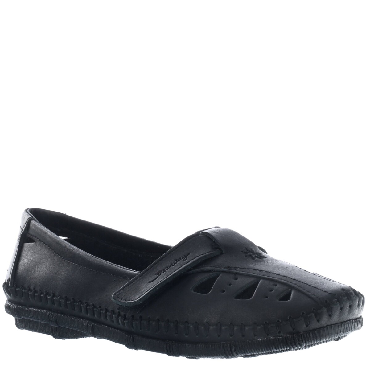 Zapatos de Mujer Freeway Casual c/Velcro - Negro 