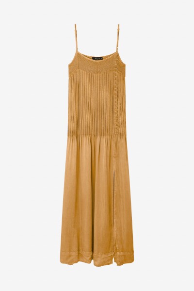 VESTIDO SALLY Ocre