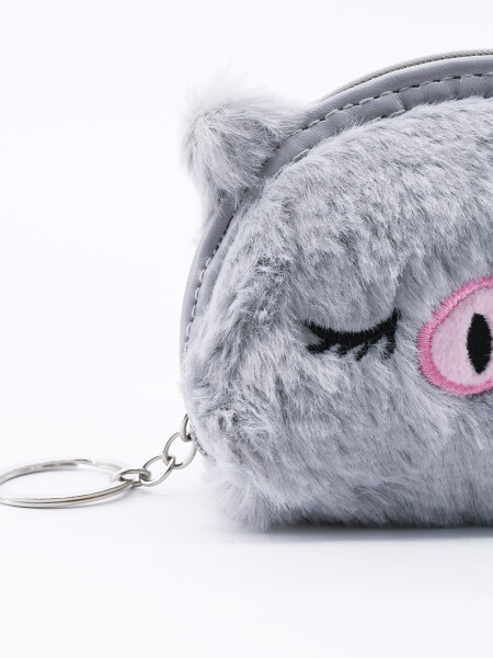 MONEDERO SIRI GRIS CLARO