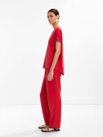Camiseta Lisa 100% Lyocell rojo