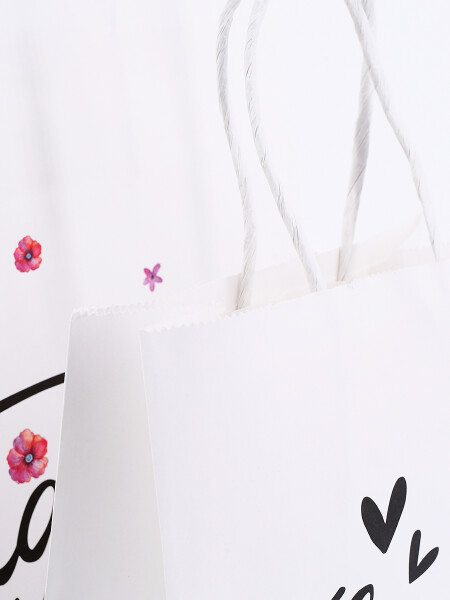 BOLSA REGALO THANKS BLANCO