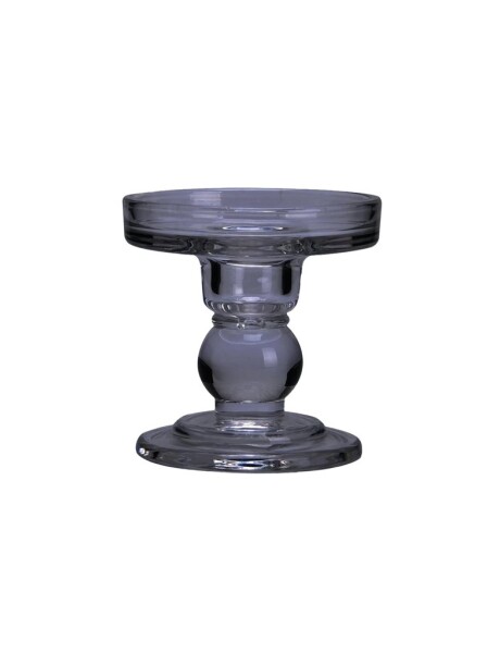 CANDELABRO VIDRIO D8.5/H8.6CM COLOR HUMO CANDELABRO VIDRIO D8.5/H8.6CM COLOR HUMO