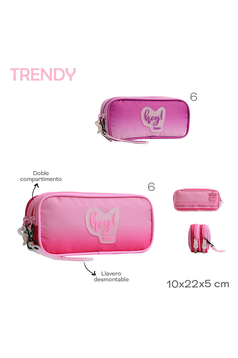 Cartuchera Trendy Lila