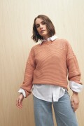 SWEATER CAROLINE Rosa Tostado