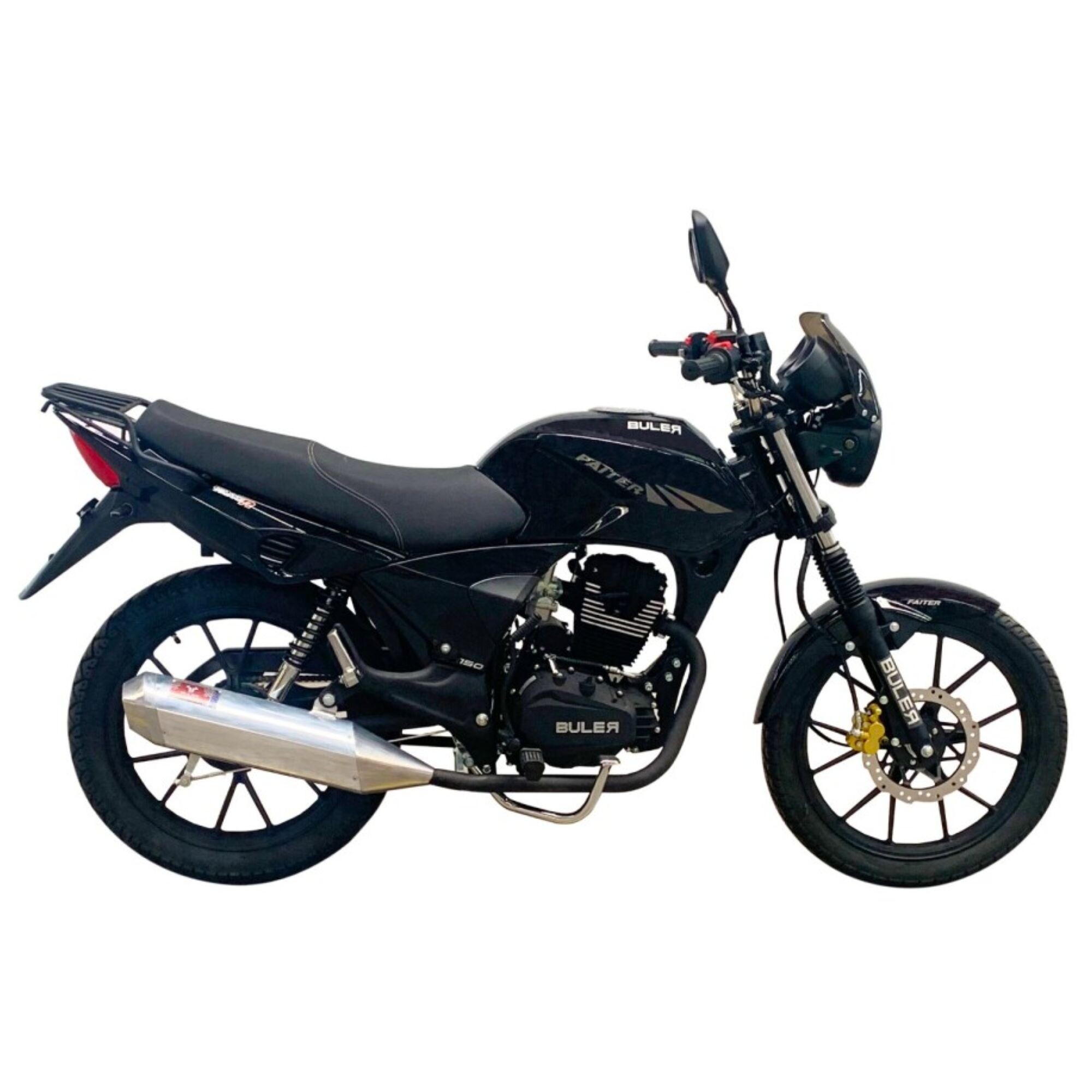 Moto Buler Faiter 150cc Aleación VX3 - Negro VX3