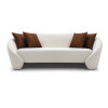 SOFA 3 CUERPOS - TAPIZADO TELA BEIGE - ALMOHADONES LADRILLO SOFA 3 CUERPOS - TAPIZADO TELA BEIGE - ALMOHADONES LADRILLO