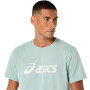 Polos Training Asics Logo Tee Hombre Ocean Haze