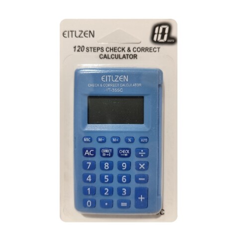 OUTLET Calculadora Eitlzen con tapa It-355C colores fluo Outlet Calculadora Eitlzen Con Tapa It-355c Colores Fluo