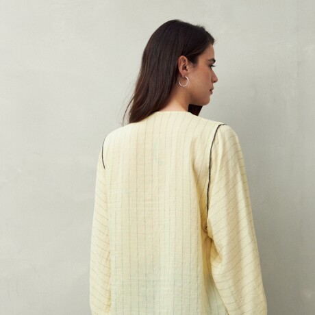 CAMISA LISANA AMARILLO PASTEL