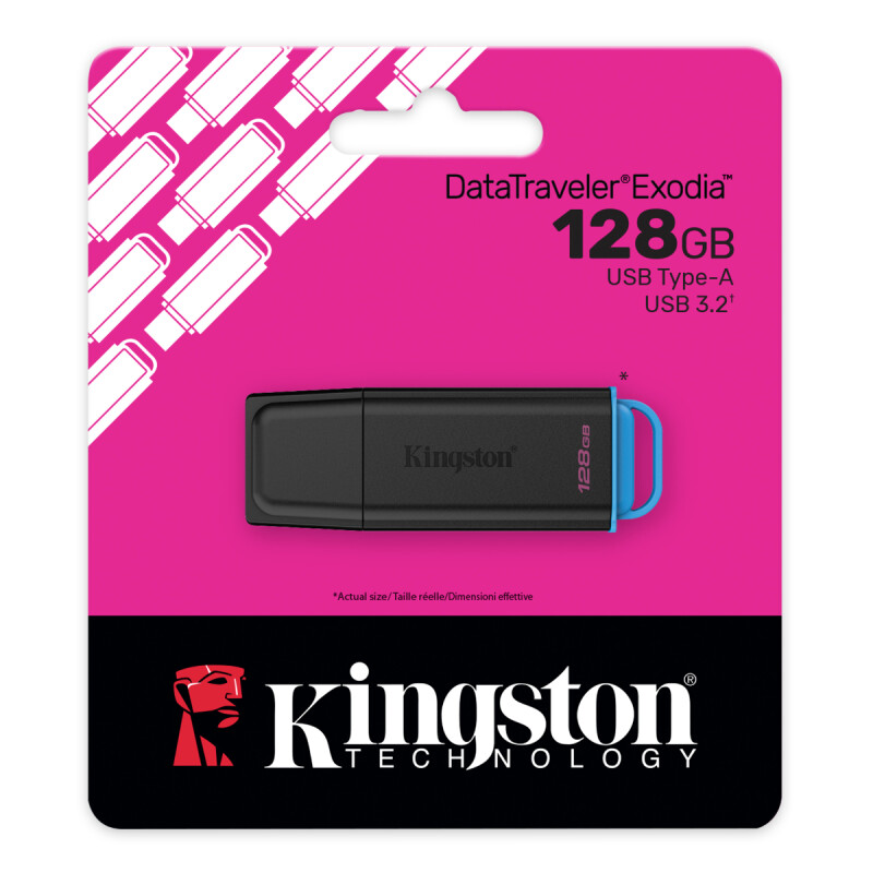 Pendrive Kingston 128GB DataTraveler Exodia G2 USB 3.2 Pendrive Kingston 128GB DataTraveler Exodia G2 USB 3.2