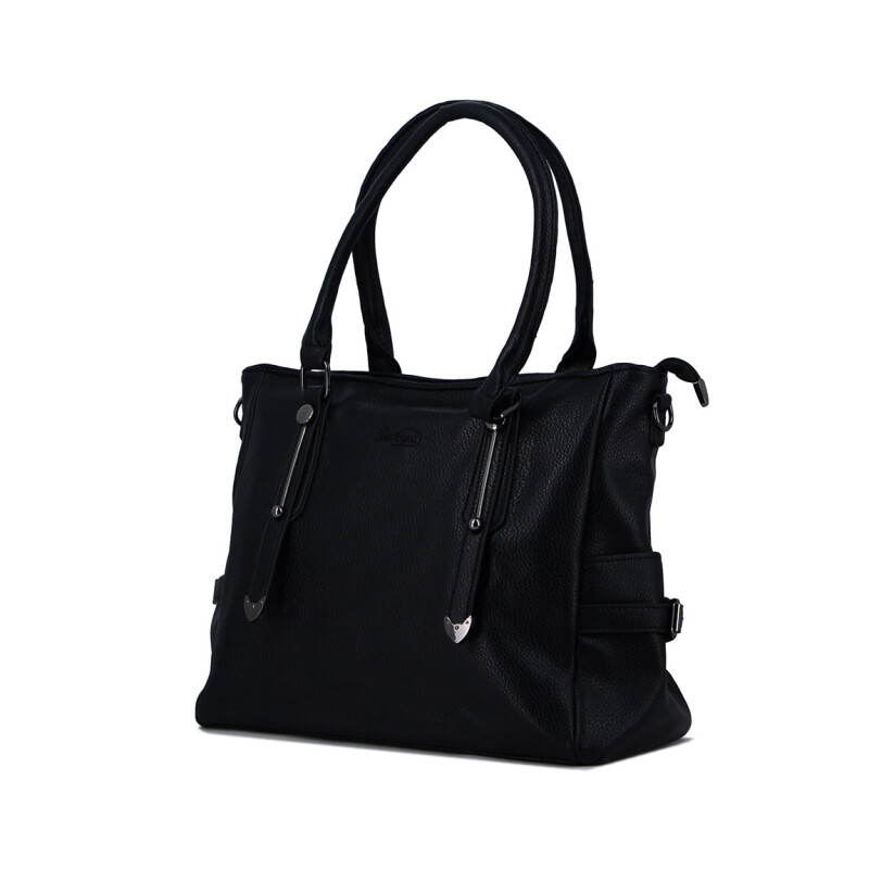 Darkness Cartera C/correa Larga Y Corta Negro