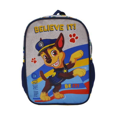 Mochila Infantil Paw Patrol Tafeta Chica 30 x 23 cm GRIS