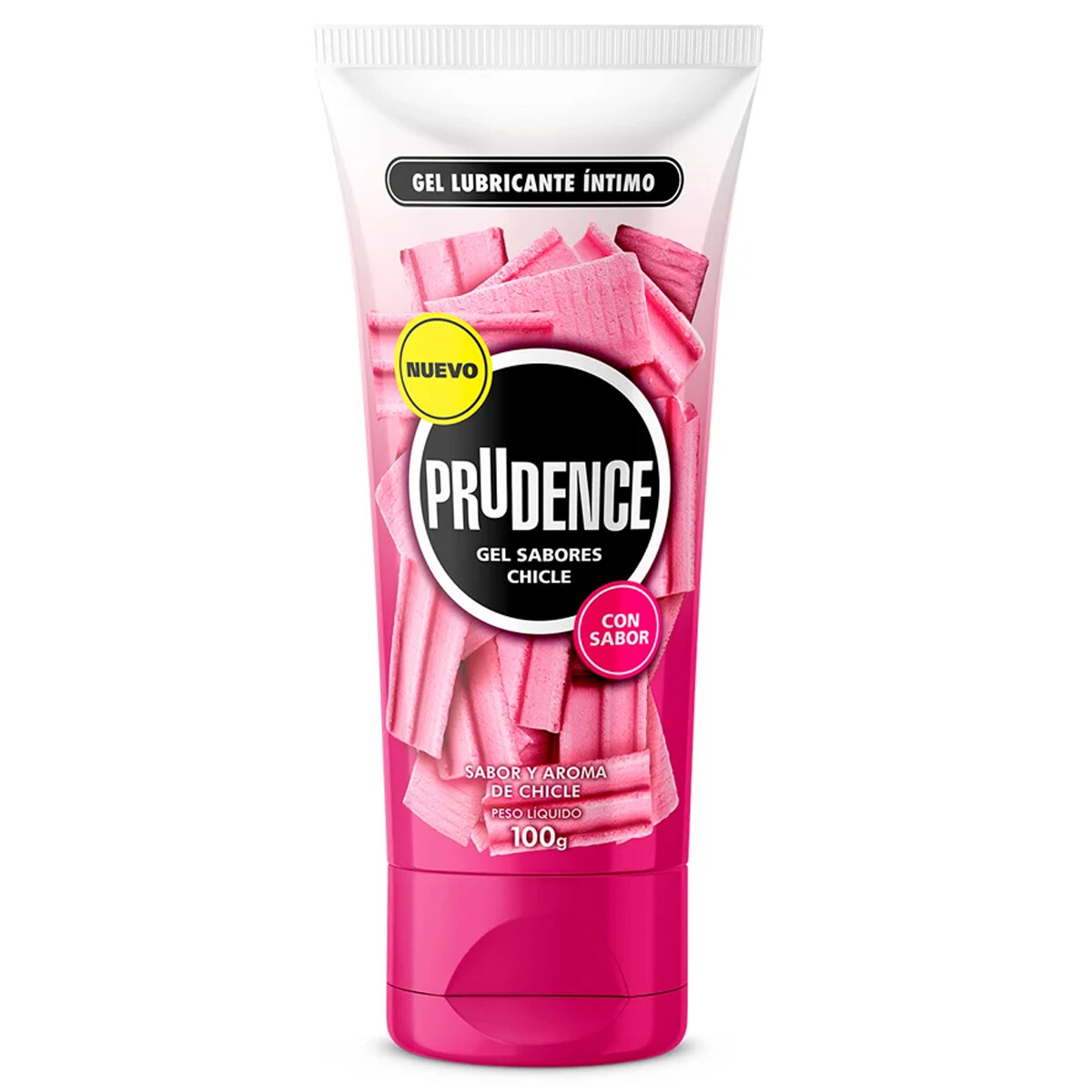 Gel Lubricante Prudence Sabor a Chicle 100g 