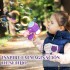 Bazooka Burbujas Pistola Burbujero Astronauta Luces A Pilas Variante Color Violeta