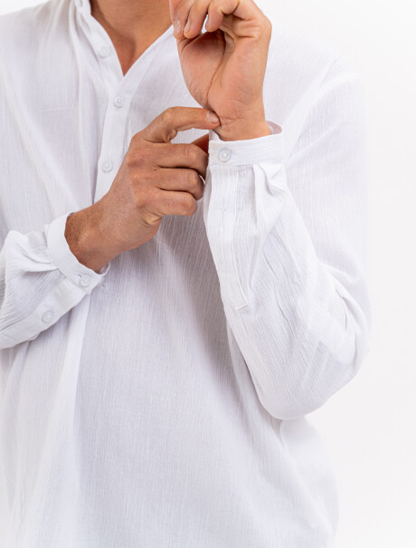 Camisola bambula blanco