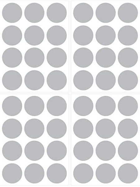 WALLPOPS METALLIC SILVER CONFETTI N/A