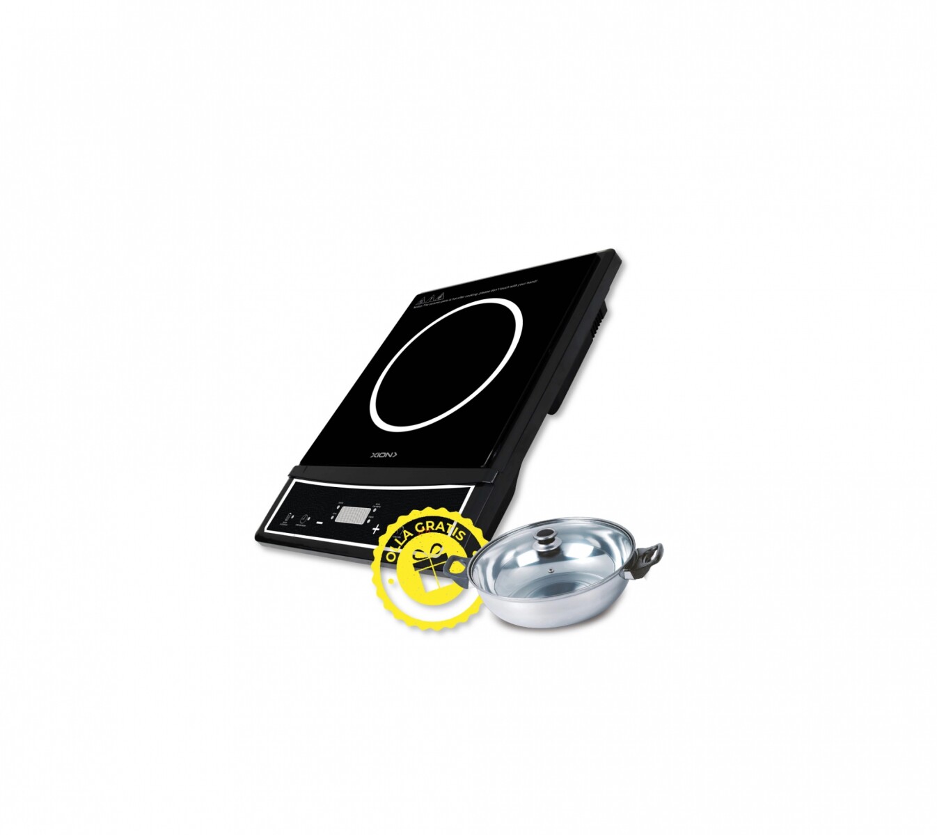 Anafe A Induccion Xion Portatil 1 Hornalla Con Olla De Regalo 