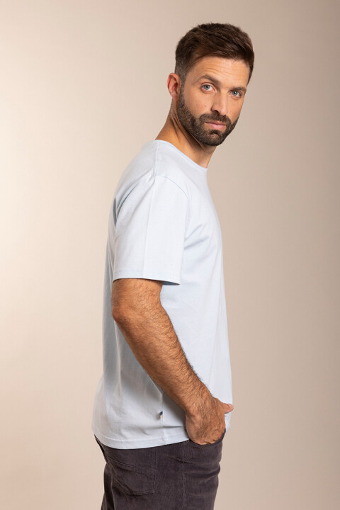 T-SHIRT GOLFOW25 POLANCO Celeste