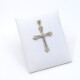 Cruz Oro Blanco 18K Y Brillantes Cruz Oro Blanco 18K Y Brillantes