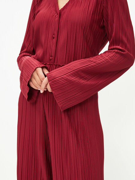 CAMISA ILUNA BORDEAUX