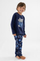 Pijama infantil polar gorilla Azul noche