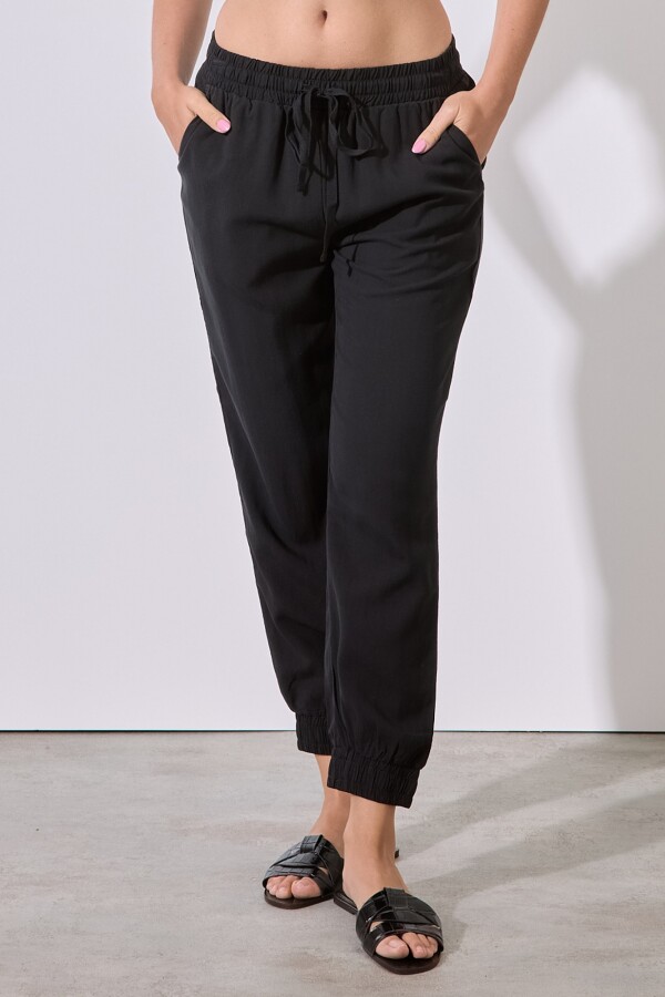 Jogger Tencel NEGRO