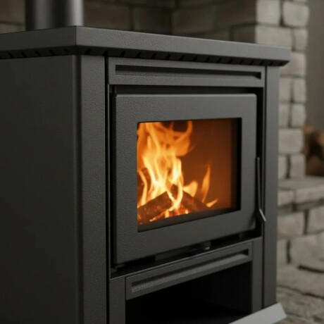 Estufa a Leña De 116m2 Metavila LIV313 | Doble Combustion Estufa a Leña De 116m2 Metavila LIV313 | Doble Combustion