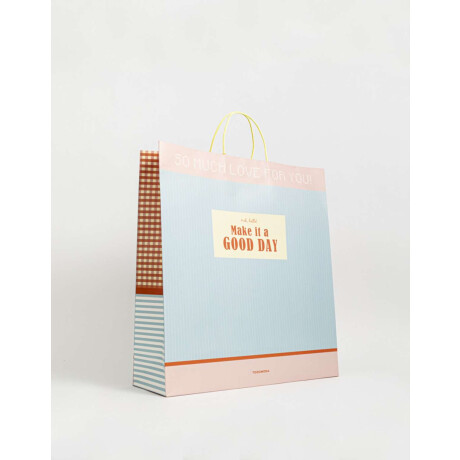 Bolsa De Regalo ''make It A Good Day'' Combinacion Multicolor