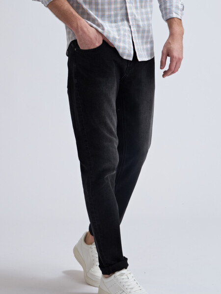 Pantalón de jean slim Gris
