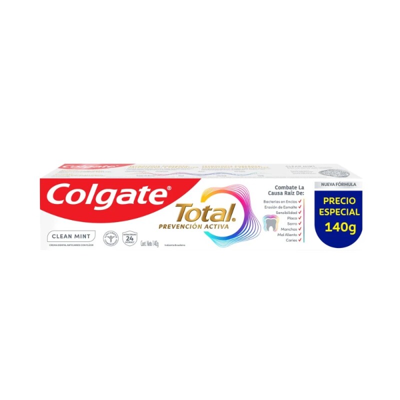 Pasta de Dientes Colgate Total 12 Clean Mint 140 g Pasta de Dientes Colgate Total 12 Clean Mint 140 g