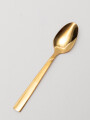 Cuchara Asher Para Café Set 4un,dorado Brillante Color Unico