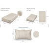 Juego de sábanas 400 hilos Calidad Premium 1 plaza Beige
